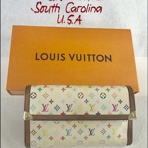 Multicolor LV Wallet